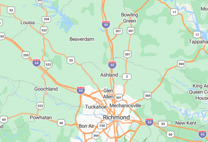 Service Area Map